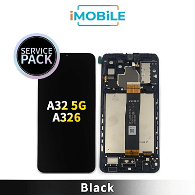 Samsung Galaxy A32 5G A326 LCD Touch Digitizer Screen [Service Pack] [Black] GH82-25121A