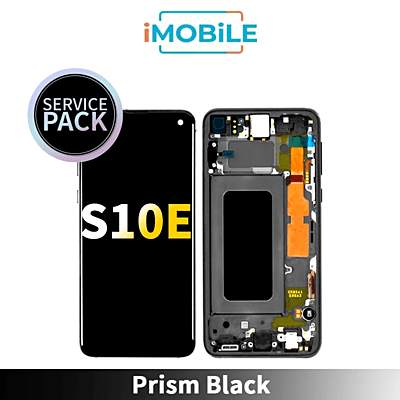 Samsung Galaxy S10E G970 LCD Touch Digitizer Screen [Prism Black] Service Pack (GH82-18852A)