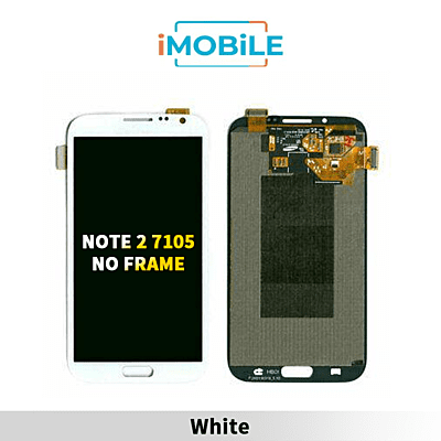 Samsung Galaxy Note 2 7105 LCD Touch Digitizer Screen no Frame [White]