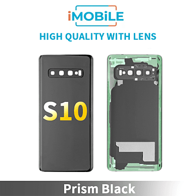 Samsung Galaxy S10 Back Cover [High Quality with Lens] [Prism Black]