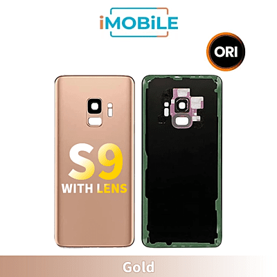 Samsung Galaxy S9 G960 Back Cover Glass With Lens [Secondhand] [Gold]