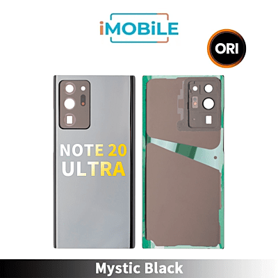 Samsung Galaxy Note 20 Ultra (N985 N986) Back Cover Glass With Lens [Secondhand] [Mystic Black]