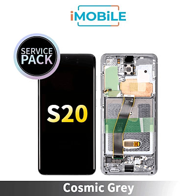 Samsung Galaxy S20 G980 LCD Touch Digitizer Screen [Service Pack] [Cosmic Grey] GH82-22131A GH82-22123A