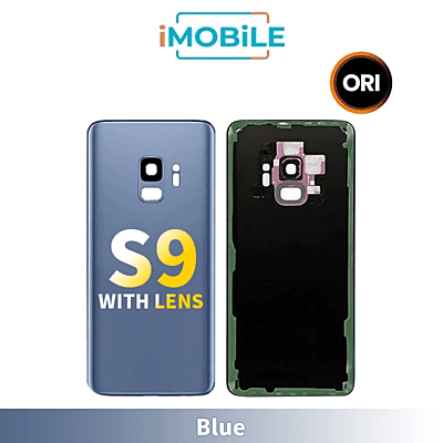 Samsung Galaxy S9 G960 Back Cover Glass With Lens [Secondhand] [Blue]