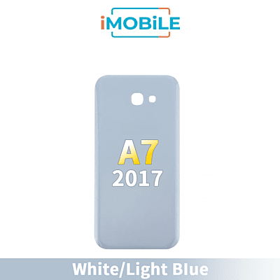 Samsung Galaxy A7 2017 A720 Back Cover [White| Light Blue]