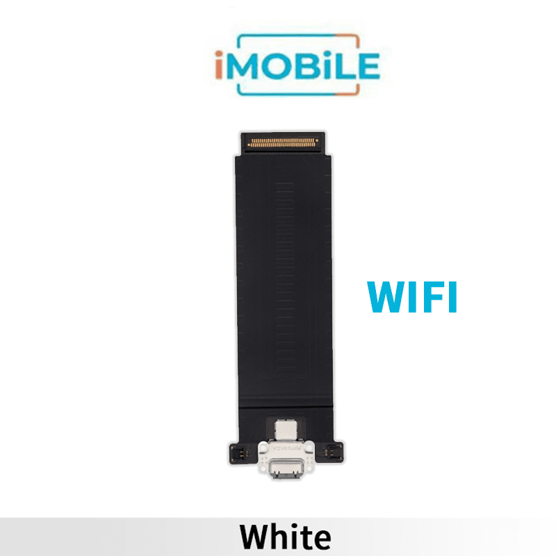 iPad Pro 12.9 (2nd Gen) (A1670 A1671) Compatible Charging Port Flex Cable [WIFI] [White]