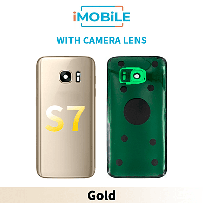 Samsung Galaxy S7 Back Cover Gold with Camera Lens