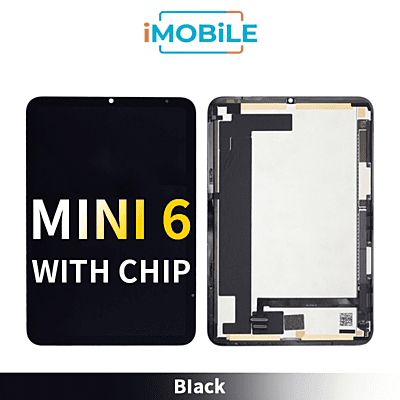 iPad Mini 6 (8.3 Inch) Compatible LCD Touch Digitizer Screen [Black] [With Chip]