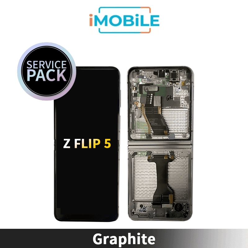 Samsung Galaxy Z Flip 5 5G (F731)  Main LCD Digitizer Screen [Service Pack] [Graphite] GH82-31827A