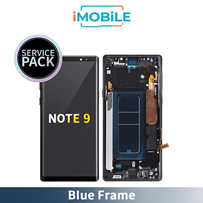 Samsung Galaxy Note 9 N960 LCD Touch Digitizer Screen [Blue Frame] Service Pack GH82-23737B GH97-22269B