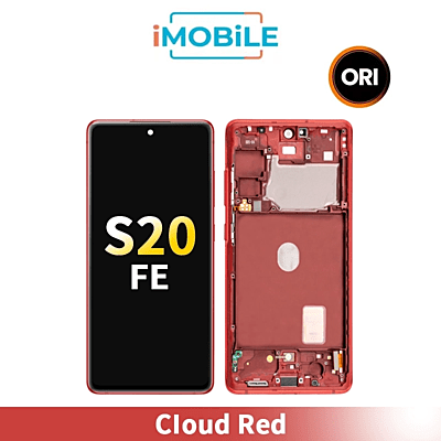 Samsung Galaxy S20 FE SM-G781B LCD Touch Digitizer Screen [Secondhand Original] [Cloud Red]