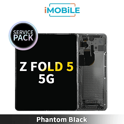 Samsung Galaxy Z Fold 5 5G (F946) Main LCD Digitizer Screen [Service Pack] [Phantom Black] GH82-31842A