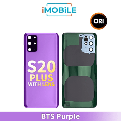 Samsung Galaxy S20 Plus G985 Back Cover Glass With Lens [Secondhand] [BTS Purple]
