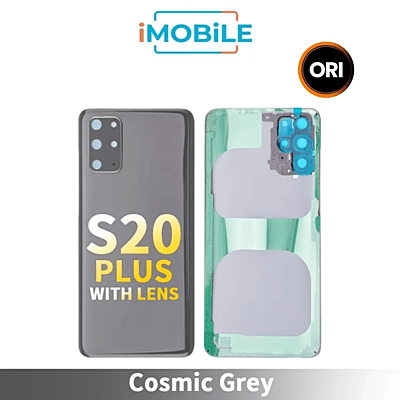 Samsung Galaxy S20 Plus G985 Back Cover Glass With Lens [Secondhand] [Cosmic Grey]