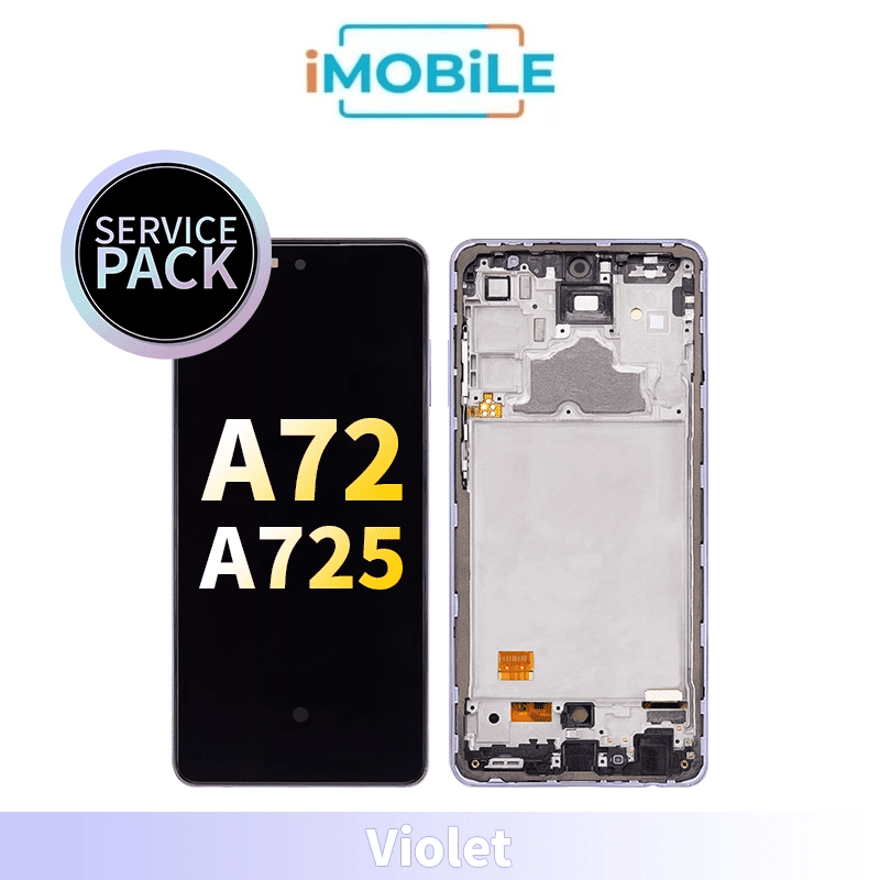 Samsung Galaxy A72 A725 LCD Touch Digitizer Screen [Service Pack] [Violet] GH82-25463C