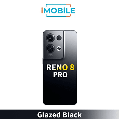 OPPO Reno 8 Pro 5G back cover [Glazed Black]