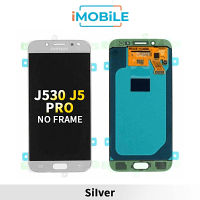 Samsung Galaxy J530 J5 Pro LCD Touch Digitizer Screen no Frame [Silver] [IMB]