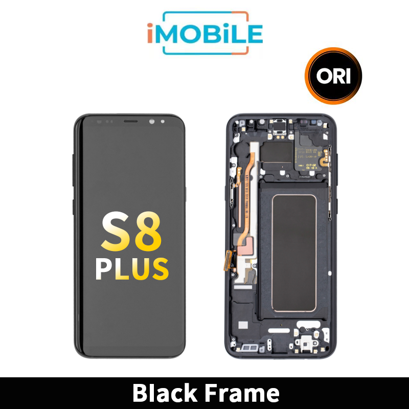 Samsung Galaxy S8 Plus G955 LCD Touch Digitizer Screen with [Black Frame] Refurbished