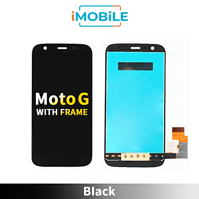 Moto G  (XT1033 XT1032 XT1033 XT1036 XT1039 XT1045) Compatible LCD Touch Digitizer Screen with Frame Black