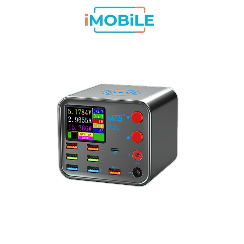 MaAnt Intelligent Stabilized Power Supply With Adjustable Voltage And Current/8 Ports fast Charger/PD+QC3.0 Stong Fast Charging