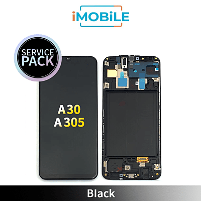 Samsung Galaxy A30 A305 LCD Touch Digitizer Screen [Black] [Service Pack] GH82-19725A