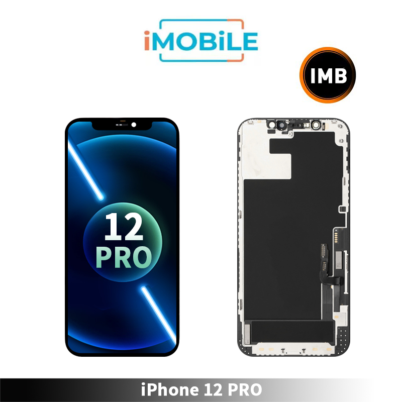 iPhone 12 / 12 Pro Compatible LCD Touch Digitizer Screen [Hard OLED]