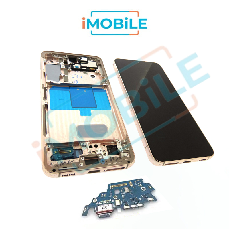 Samsung Galaxy S22 5G (G901) LCD Touch Digitizer Screen [Service Pack] [Pink Gold]